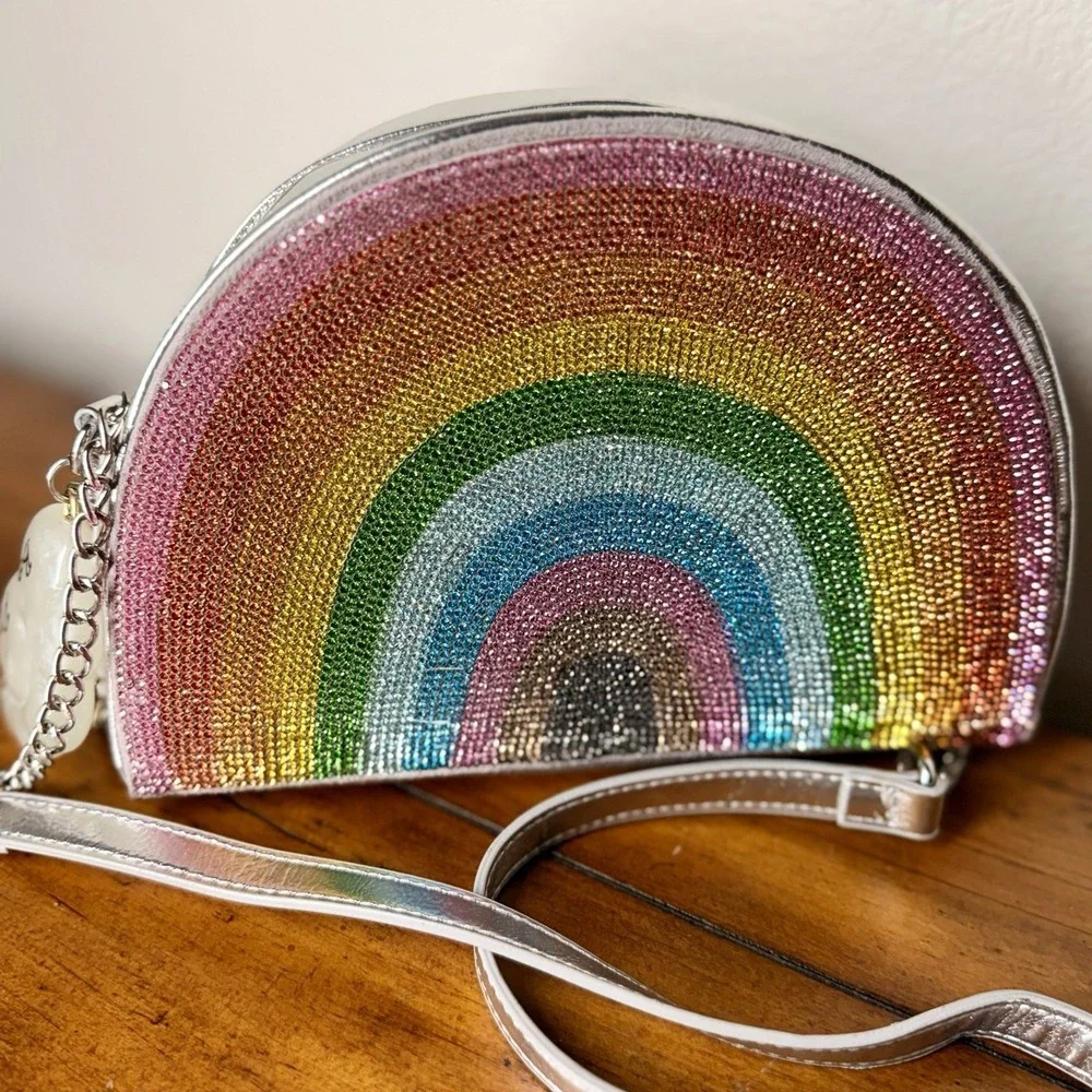 Betsey Johnson Kitsch Over The Rainbow Crossbody Bag BJ32930P Pride